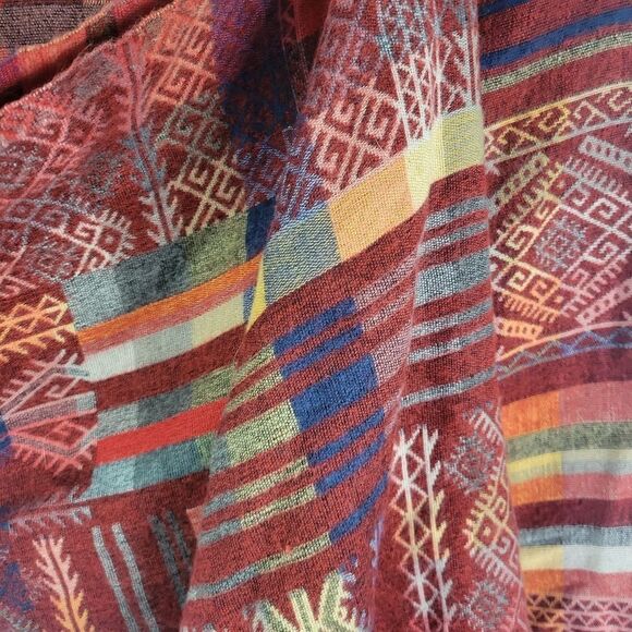 XL Pashmina Super Soft Colorful Patterned Shawl - Picture 5 of 8